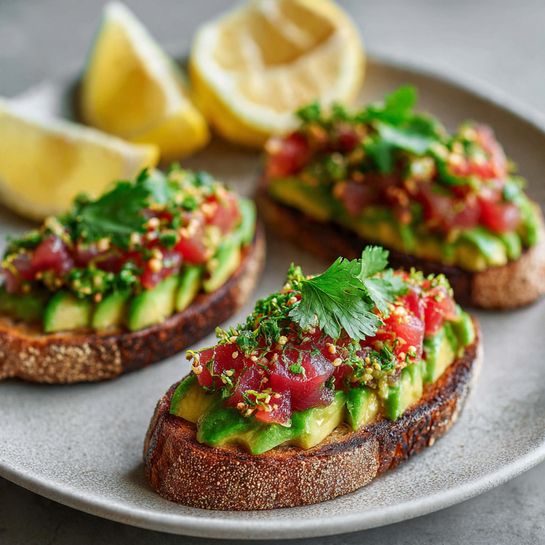 Avocado Tuna Toast Recipe