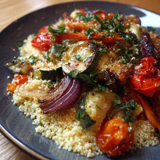 Roasted Vegetable Couscous Recipe