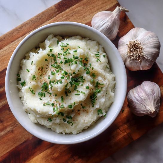 Roasted Garlic Cauliflower Mash Recipe - Recipe Image