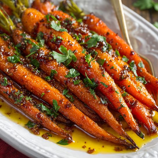 Honey Balsamic Glazed Carrots Recipe - Recipe Image