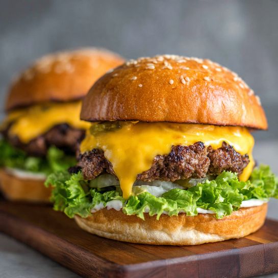 Juicy Cheeseburgers Recipe - Recipe Image