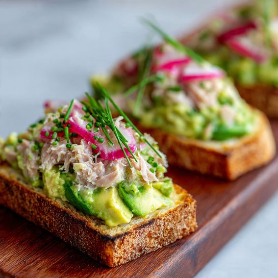 Avocado Tuna Toast Recipe - Recipe Image