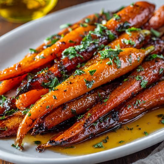 Honey Balsamic Glazed Carrots Recipe - Recipe Image