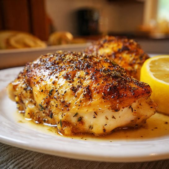 Lemon Pepper Baked Chicken Recipe - Recipe Image