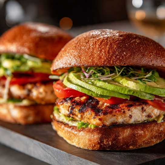 Grilled Chicken Burgers Recipe