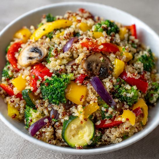 Quinoa Veggie Salad Recipe - Recipe Image