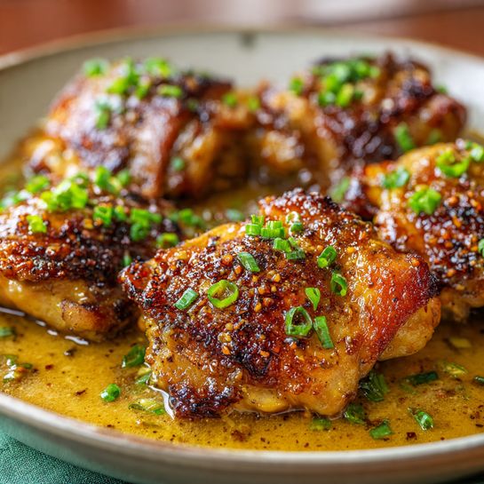 Honey Mustard Chicken Thighs Recipe