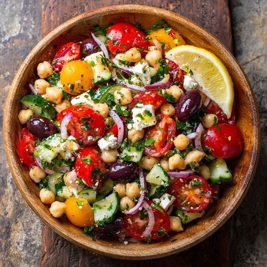 Mediterranean Chickpea Salad Recipe