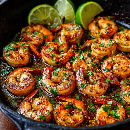 Spicy Garlic Butter Shrimp Recipe - Recipe Image