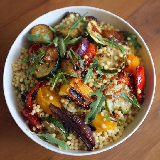 Roasted Vegetable Couscous Salad Recipe - Recipe Image