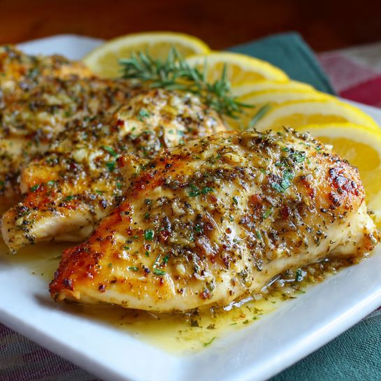 Lemon Pepper Baked Chicken Recipe - Recipe Image