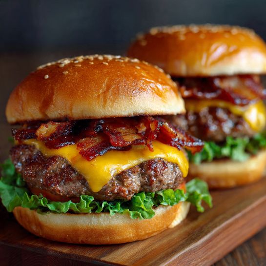 Juicy Cheeseburgers Recipe - Recipe Image