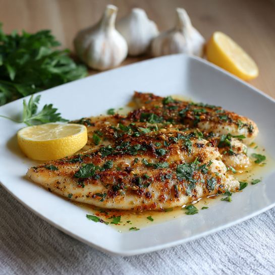 Garlic Butter Tilapia Recipe - Recipe Image