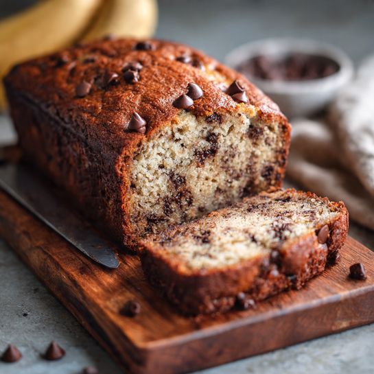 Chocolate Chip Banana Bread Recipe - Recipe Image
