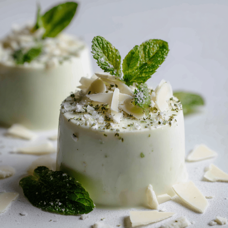 White Chocolate Mint Mousse Recipe