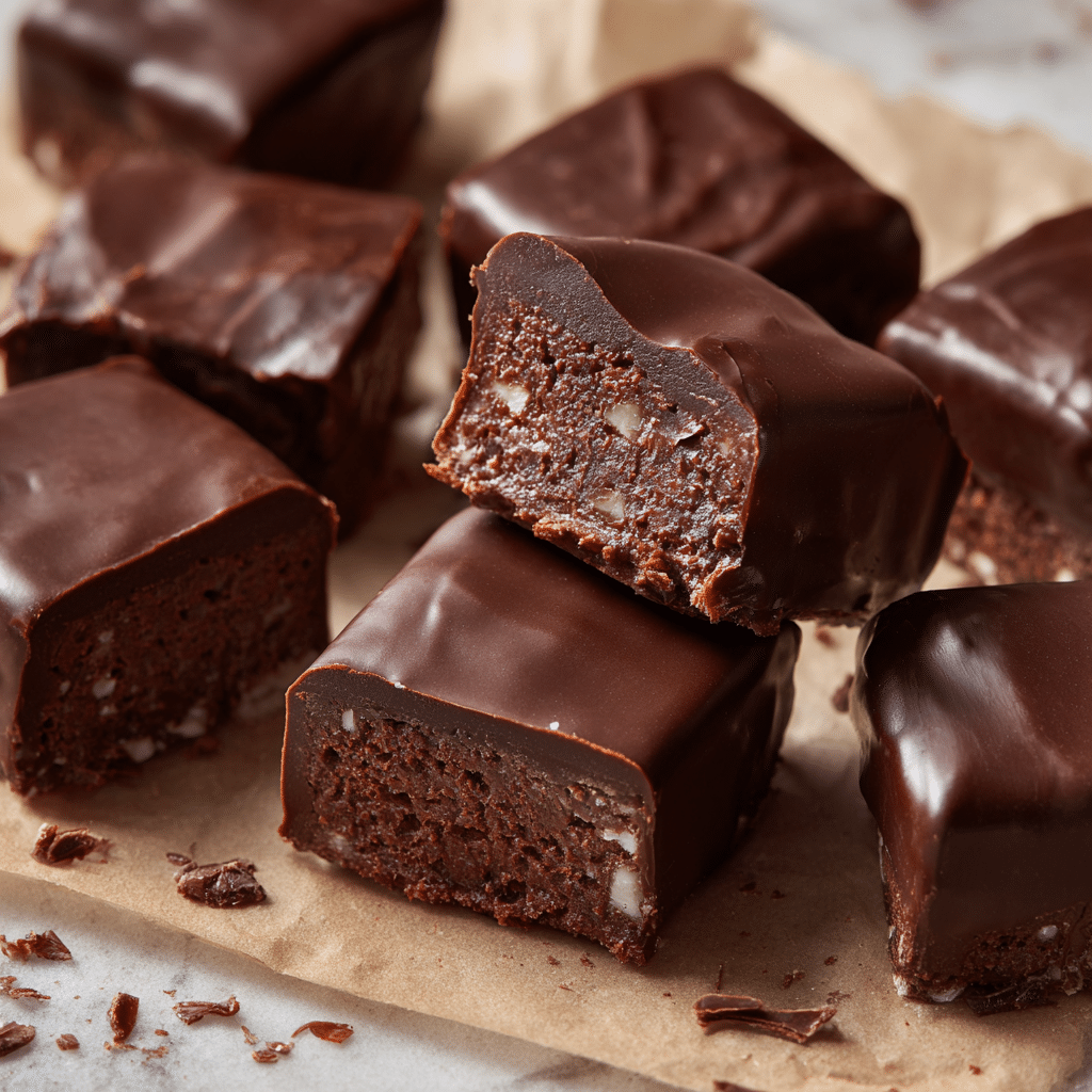 Chocolate-Dipped Nougat Bites Recipe