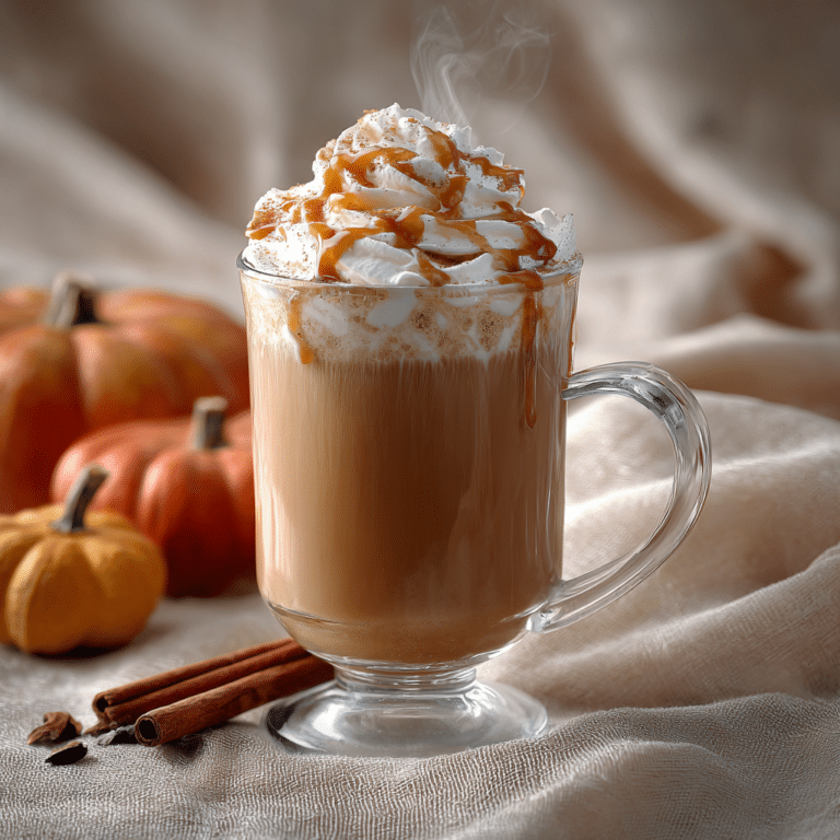 Homemade Pumpkin Spice Latte Recipe