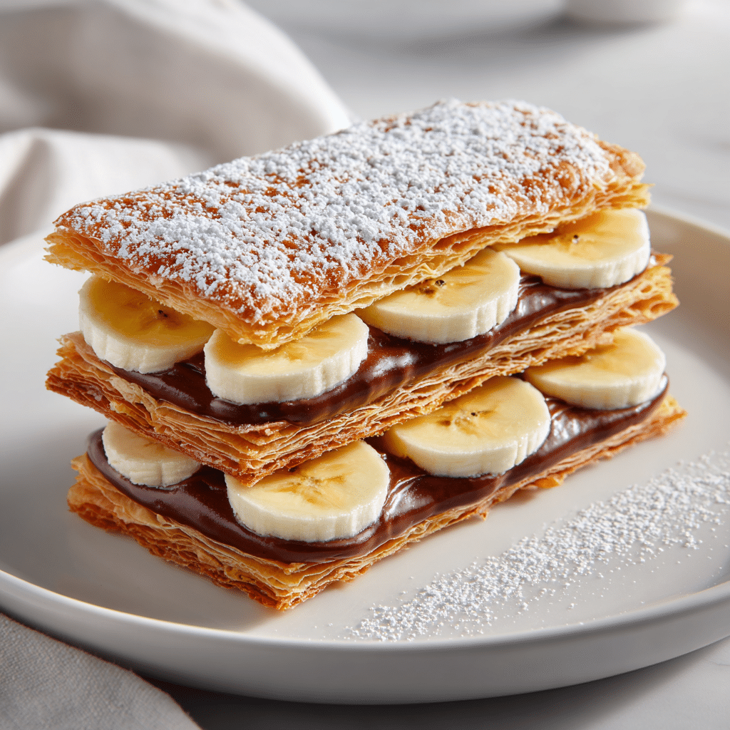 Chocolate and Banana Napoleons Recipe