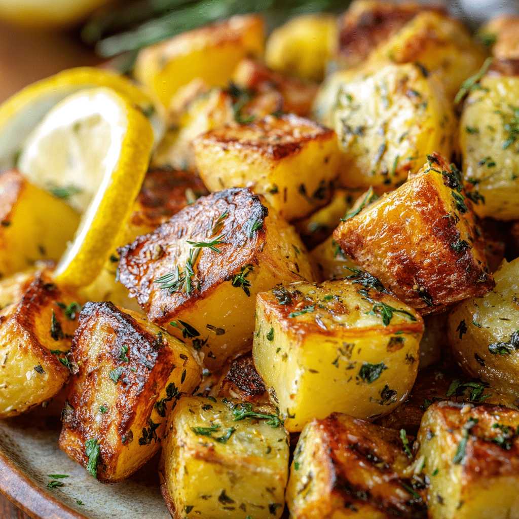 Herb Lemon Roasted Potatoes Recipe