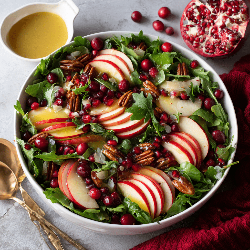 istmas Salad with Honey Mustard Dressing Recipe