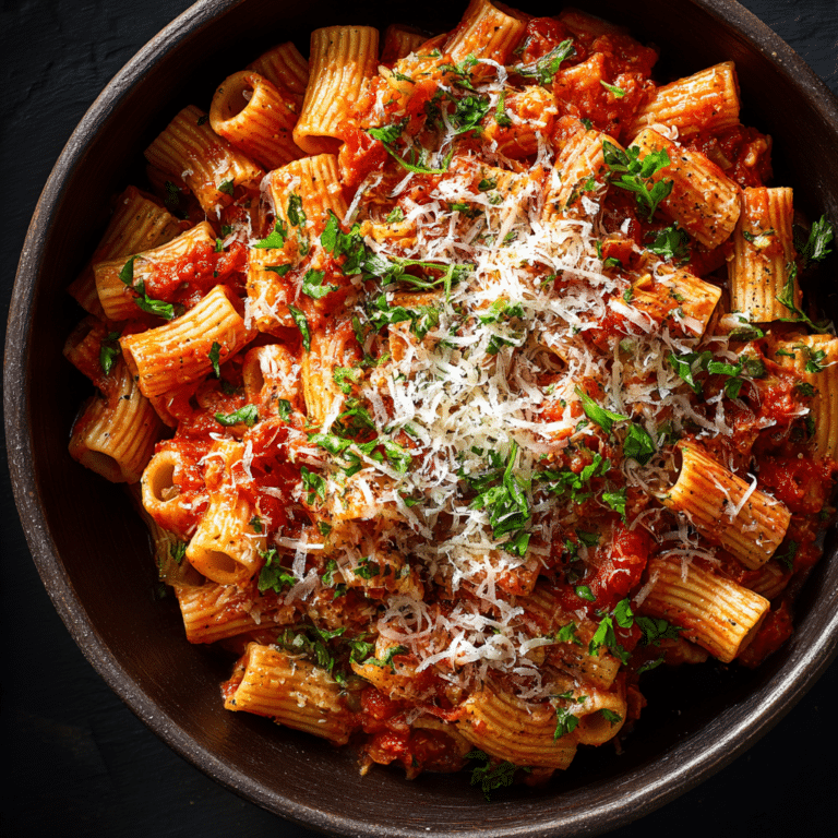 winter tomato parmesan pasta Recipe