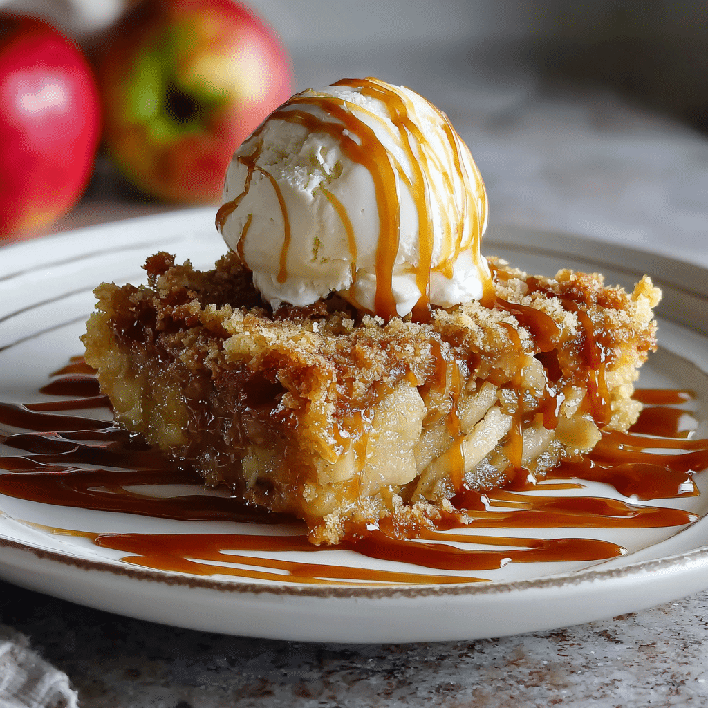 Caramel Apple Dump Cake Recipe - Recipe Image