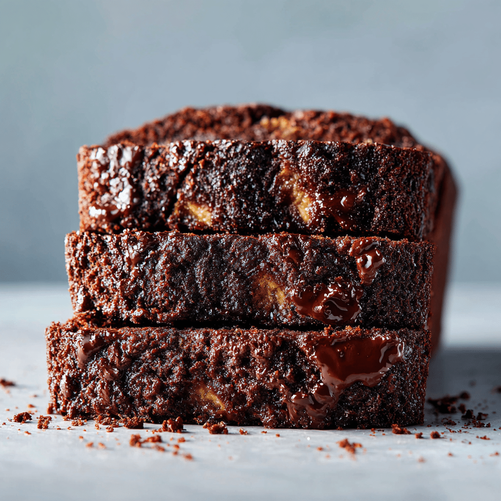 Double Chocolate Banana Bread (Moist For 4 Days!) Recipe