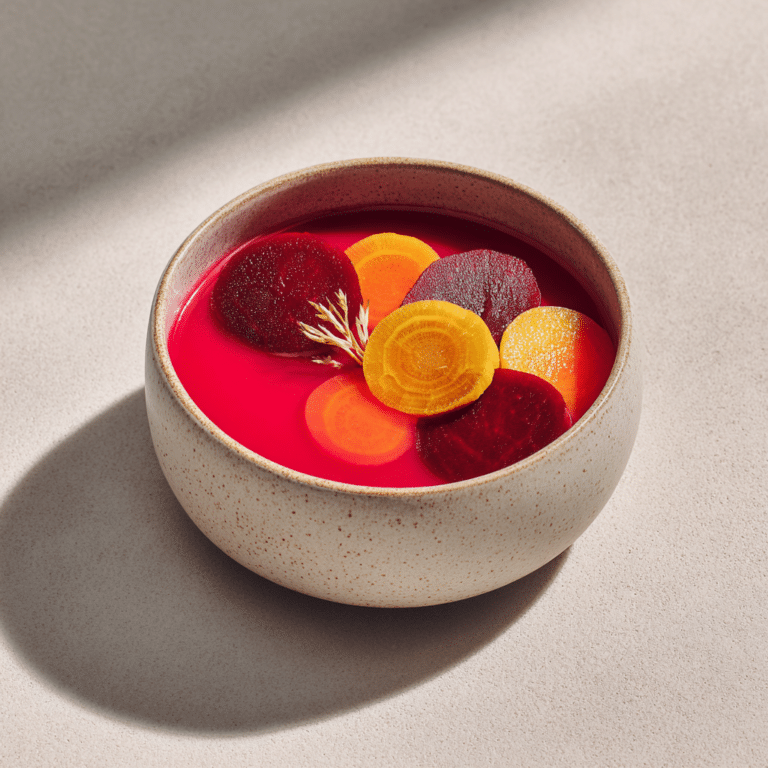 Beet & Carrot Ginger Soup Recipe