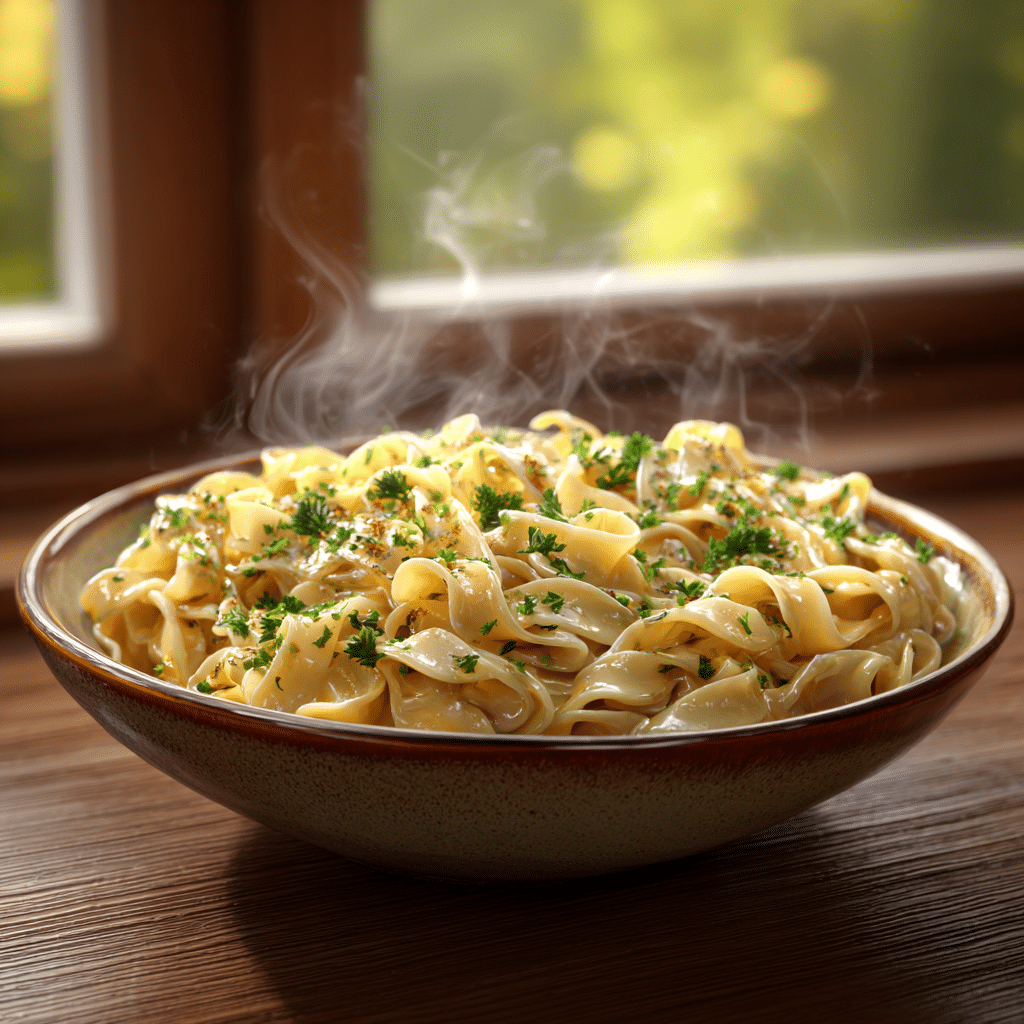 Garlic Buttered Noodles Recipe