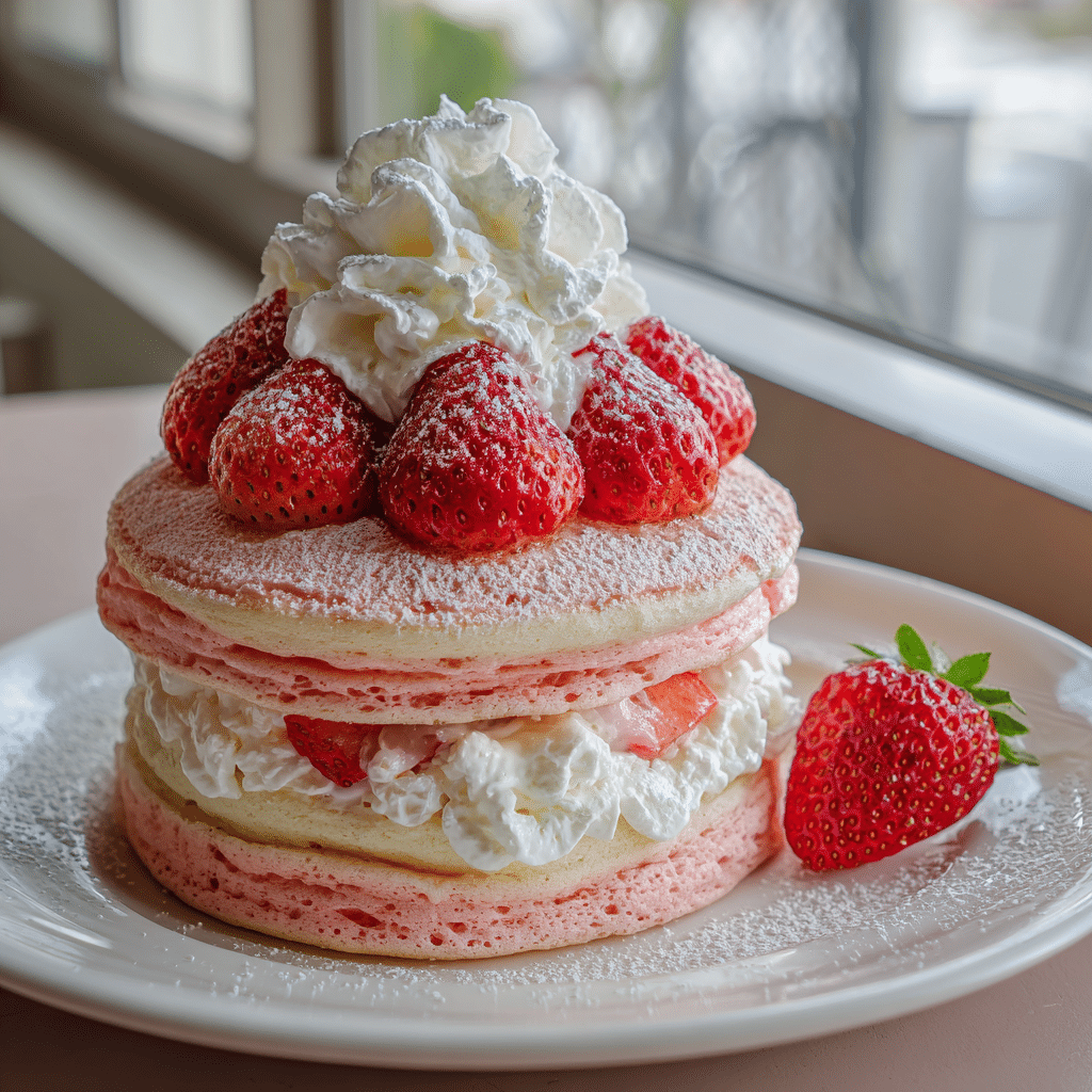 Strawberry Soufflé Pancakes Recipe