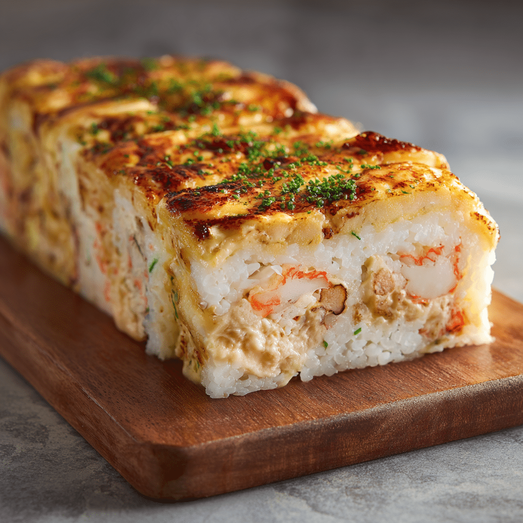 Creamy Sushi Bake Flat Log (Sliceable) Recipe