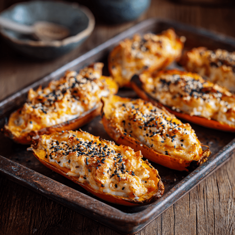 Creamy Sushi Bake-Stuffed Carrot Boats Recipe