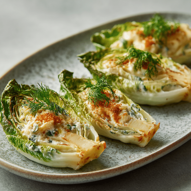 Creamy Sushi Bake-Stuffed Endive Leaves Recipe