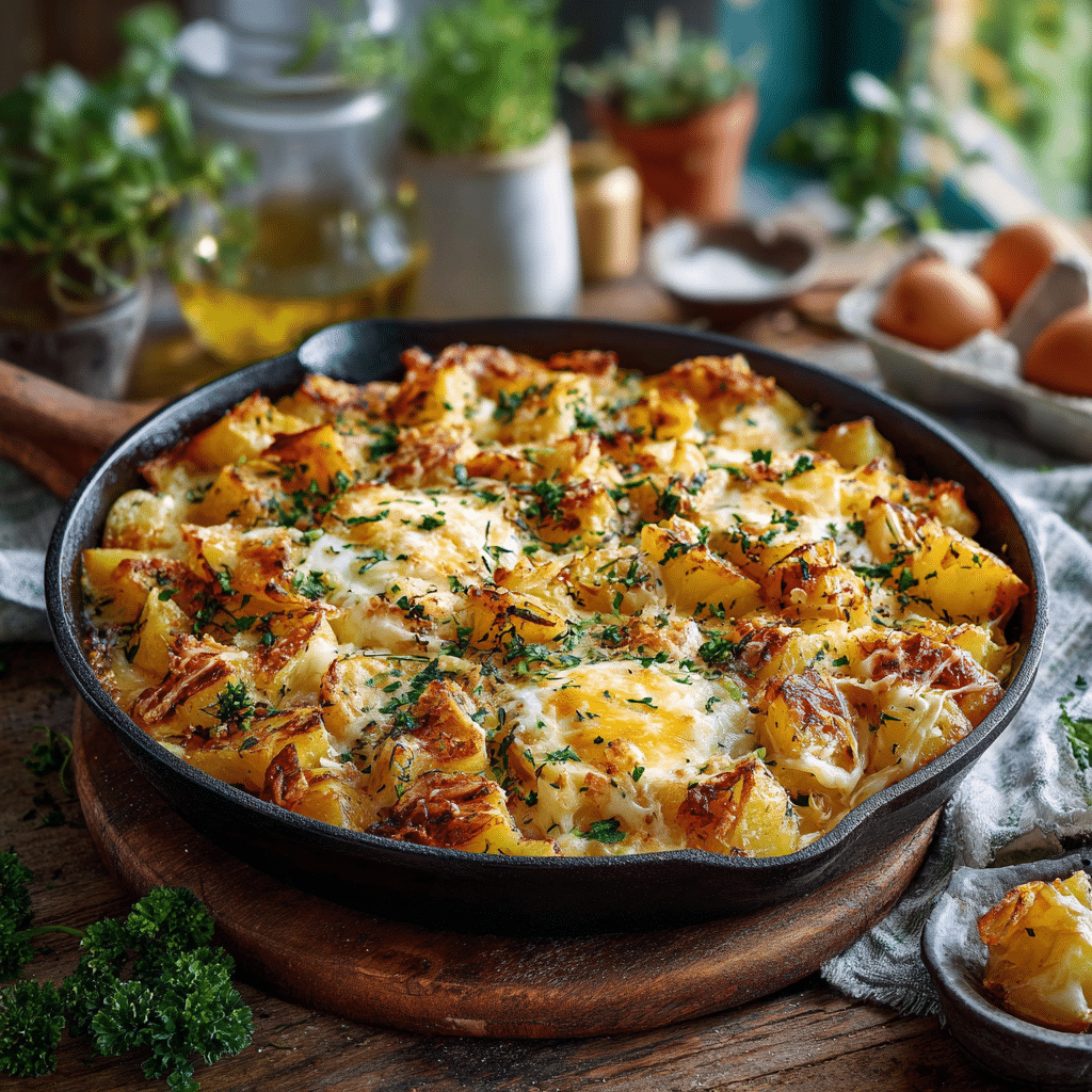 Creamy Potato Breakfast Skillet Recipe