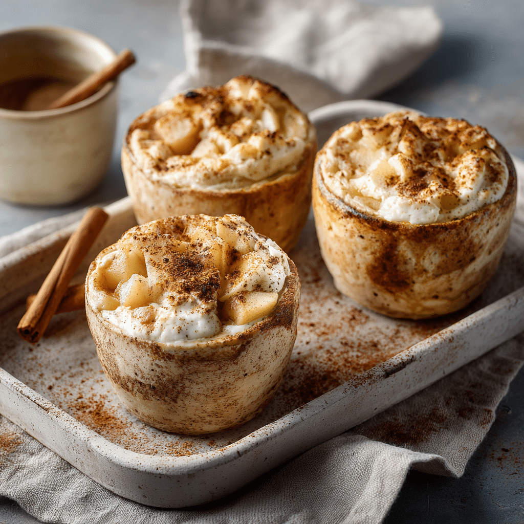 Baked Apple Yogurt Breakfast Cups Recipe