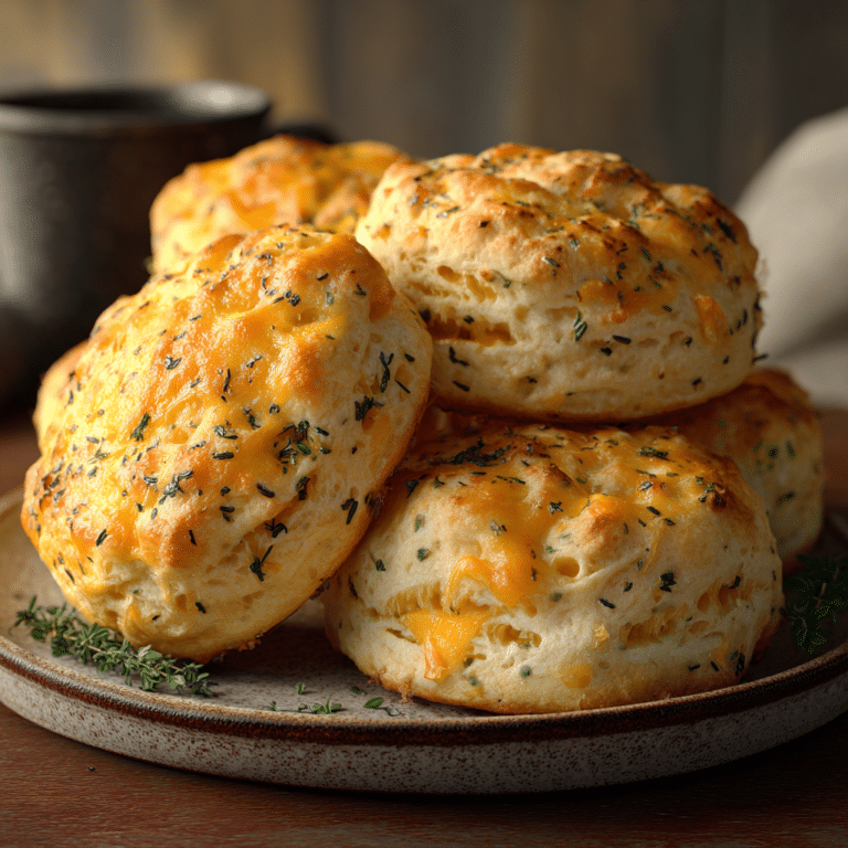 Soft Cheese & Herb Breakfast Biscuits Recipe