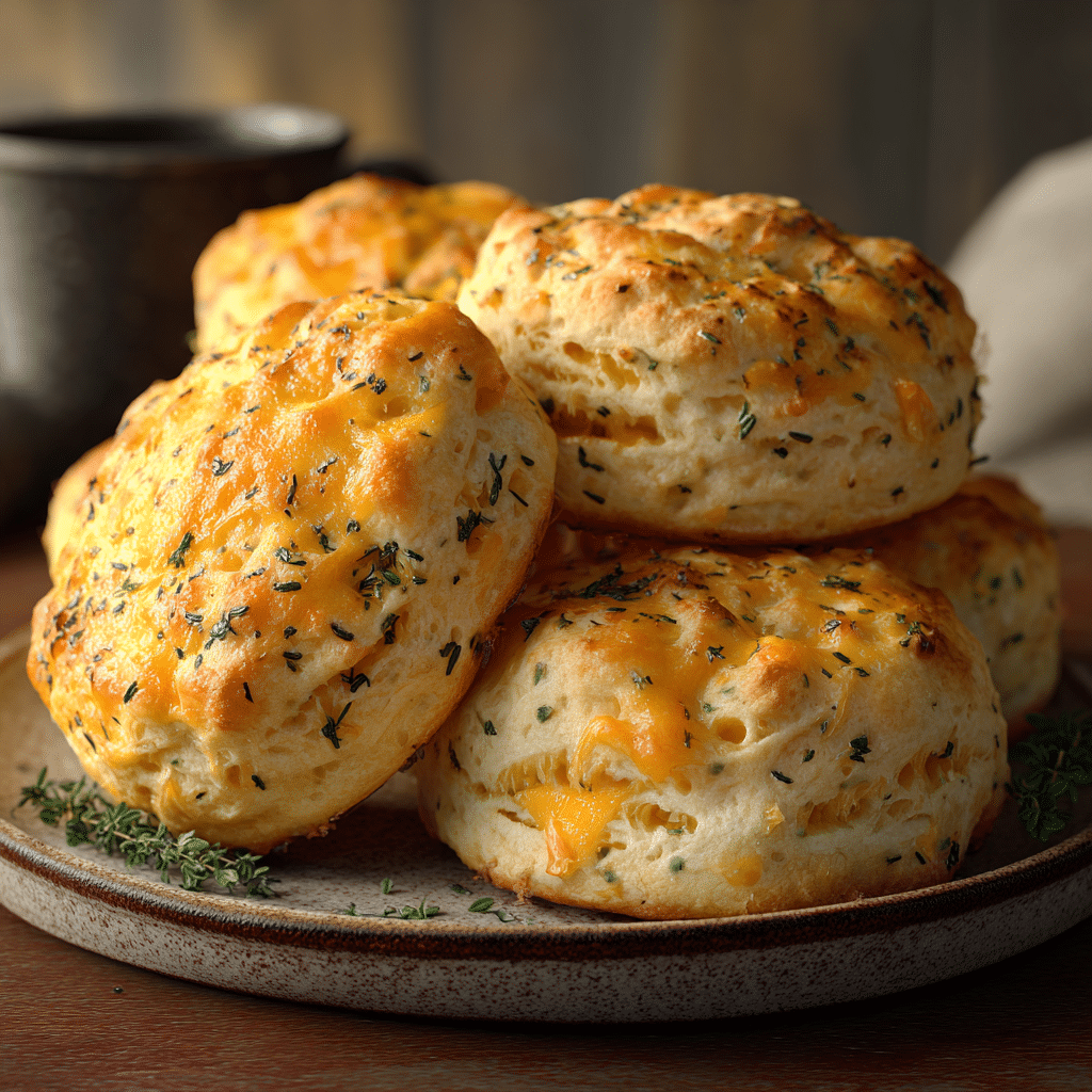 Soft Cheese & Herb Breakfast Biscuits Recipe