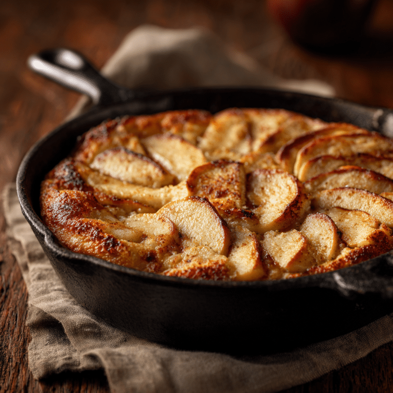 Soft Apple Pancake Skillet Recipe