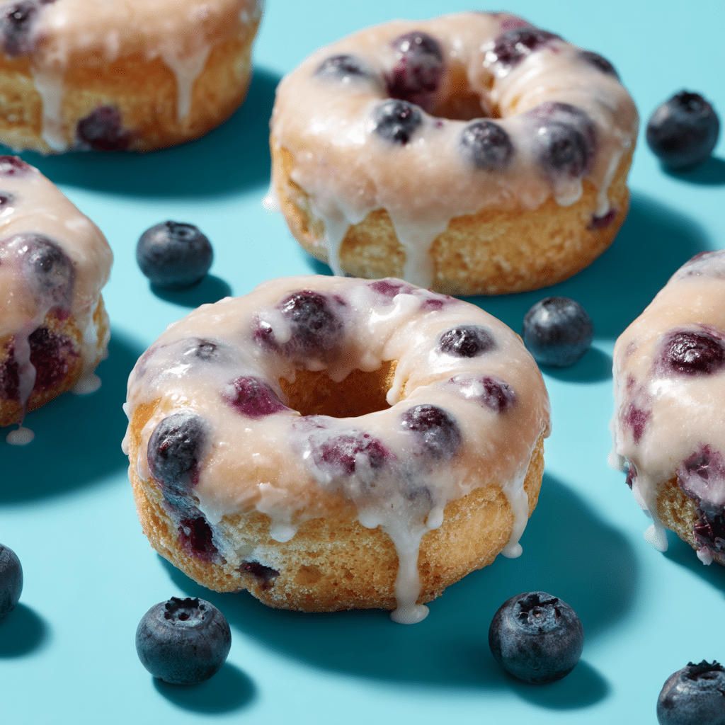 Blueberry Baked Donuts Recipe - Recipe Image