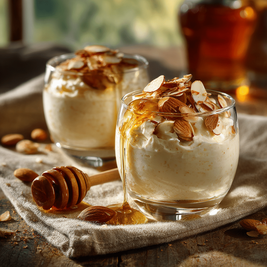 Honey Almond Mousse Recipe - Recipe Image