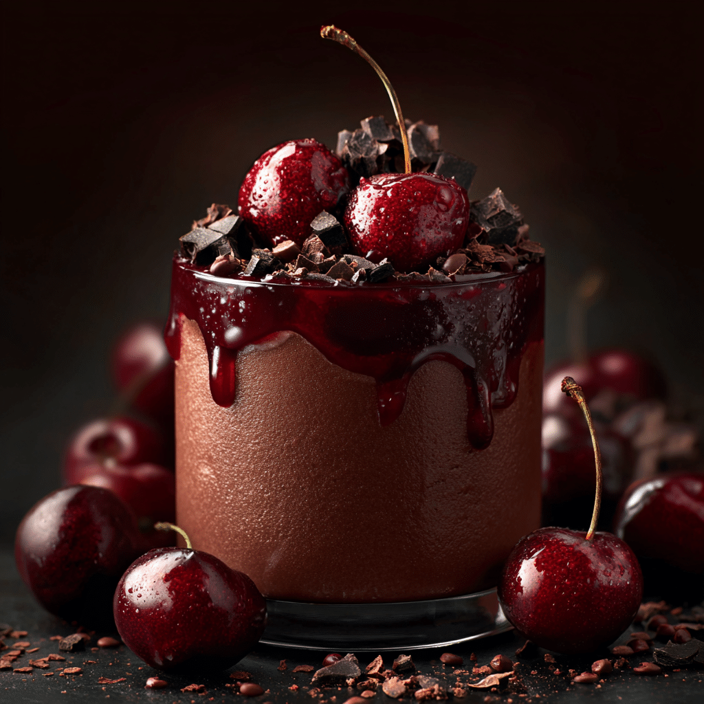 Dark Cherry Chocolate Mousse Recipe