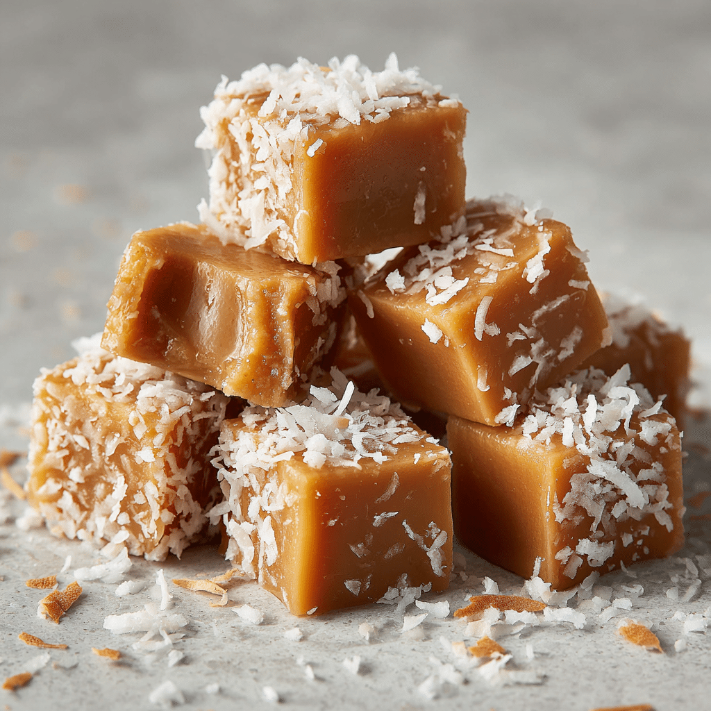 Toasted Coconut Caramels Recipe - Recipe Image
