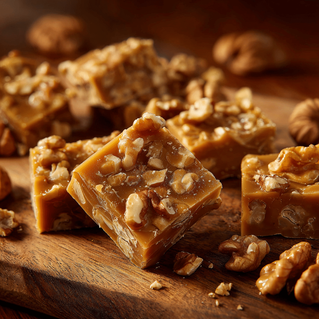 Maple Walnut Candy Squares Recipe - Recipe Image