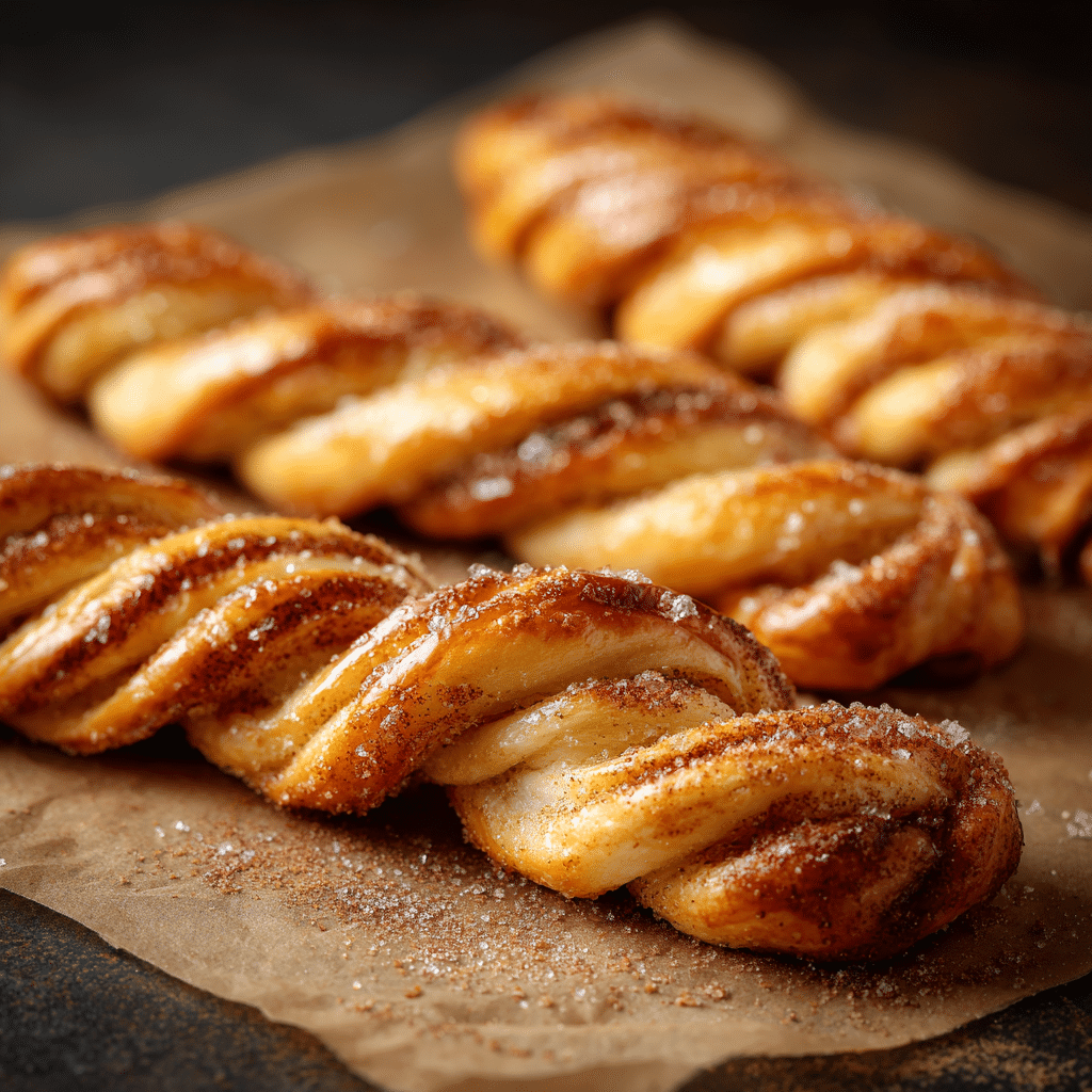 Easy Homemade Cinnamon Twists Recipe - Recipe Image