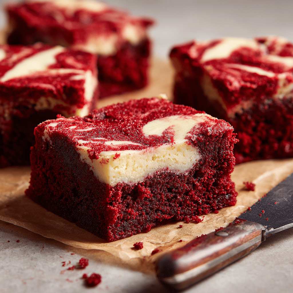 Red Velvet Brownies Recipe - Recipe Image