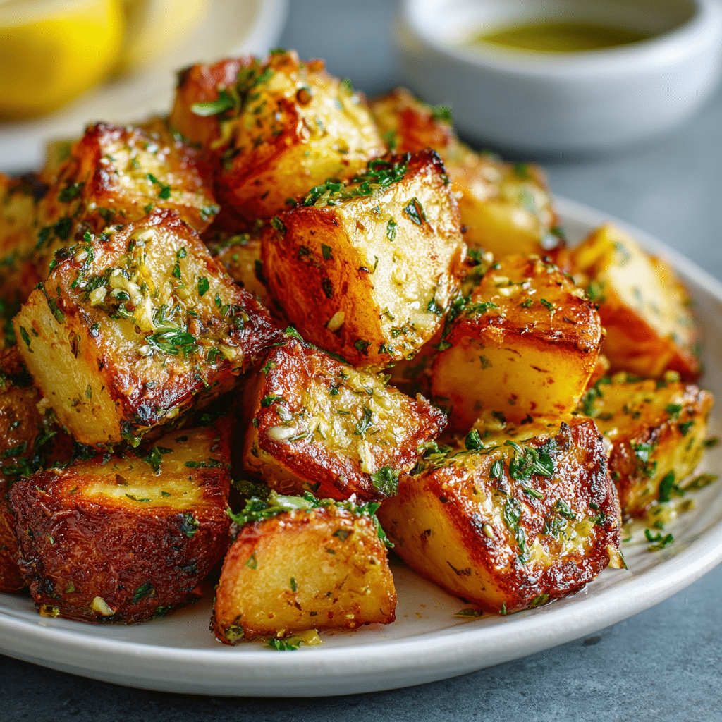 Herb Lemon Roasted Potatoes Recipe - Recipe Image