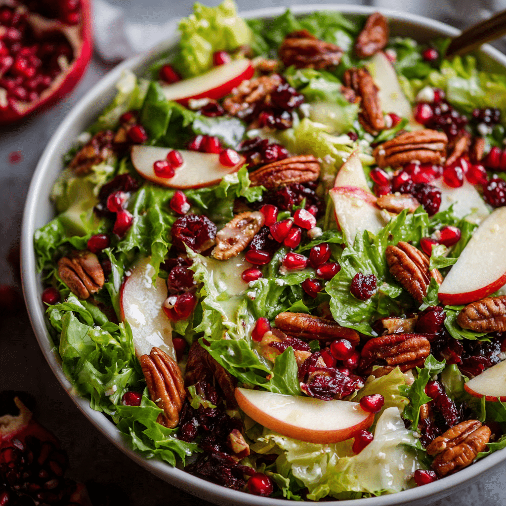 istmas Salad with Honey Mustard Dressing Recipe - Recipe Image