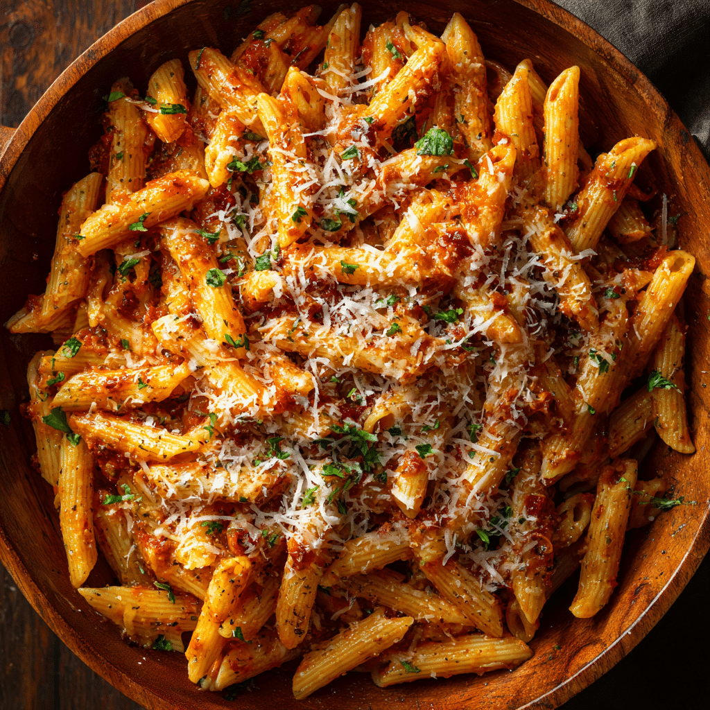 winter tomato parmesan pasta Recipe - Recipe Image