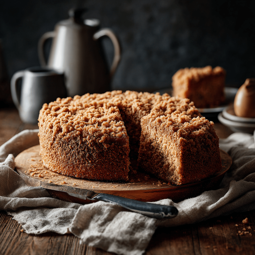 Brown Sugar Cinnamon Crumb Cake Recipe - Recipe Image