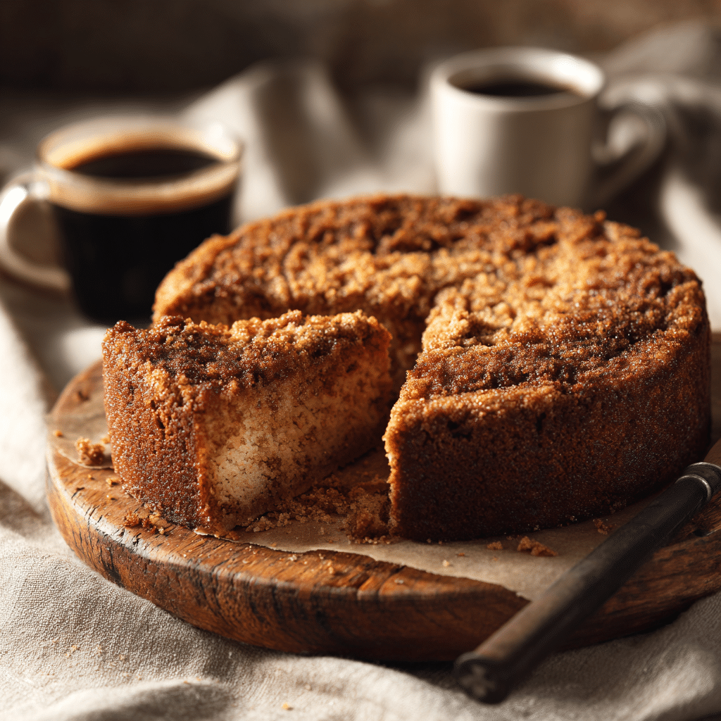 Brown Sugar Coffee Breakfast Cake Recipe - Recipe Image